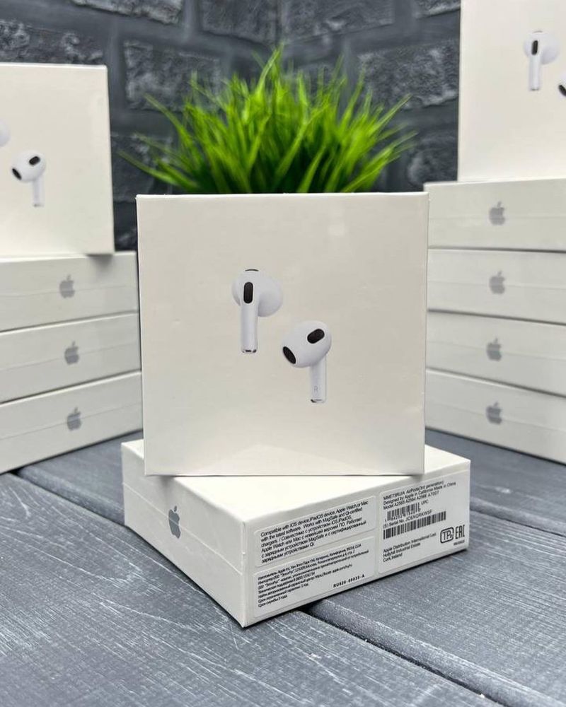 + ПОДАРОК! С ГАРАНТИЕЙ!  AirPods 3 Premium EAC