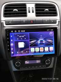 Navigatie GPS Android 13 Dedicata VW Polo 5 2008-2020 - Carplay, DSP