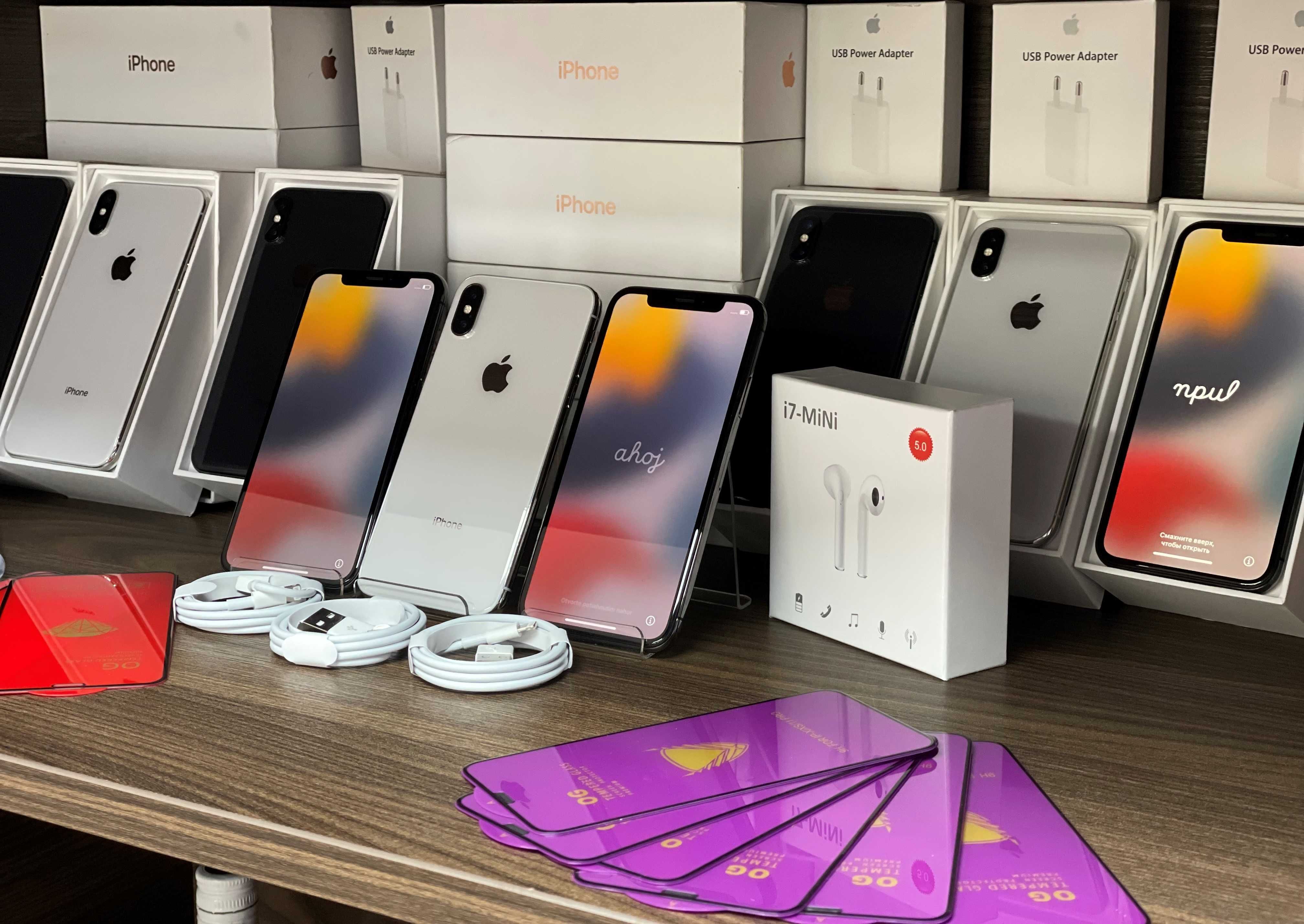 Apple iPhone X 256GB 6 месеца ГАРАНЦИЯ/ опция ЛИЗИНГ + ПОДАРЪЦИ