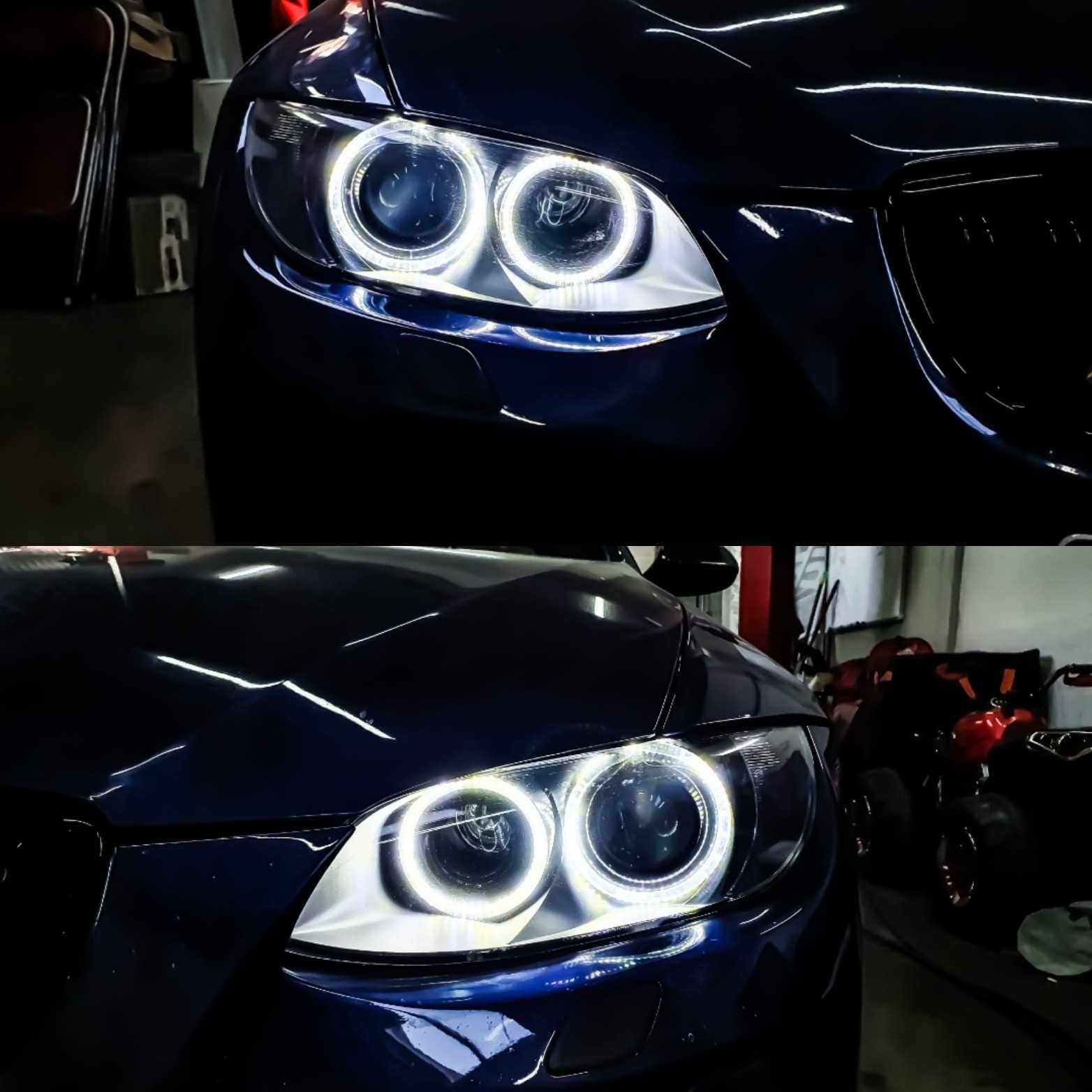 Lupe Bixenon + kit Led 60W BMW E90/E91+montaj