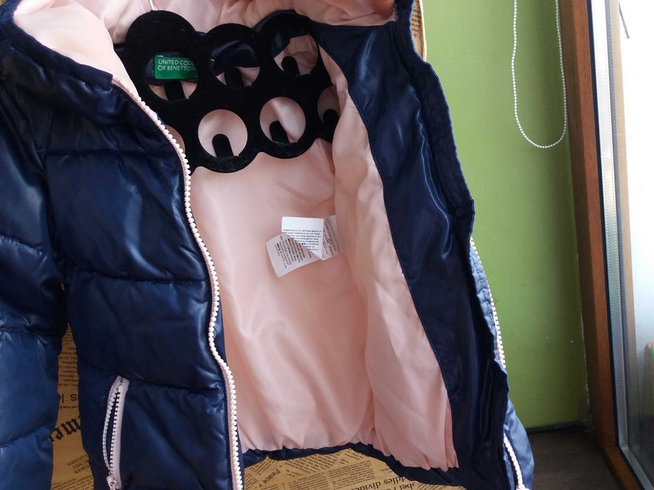 зимно пухено детско яке,шуба,гъши пух Benetton