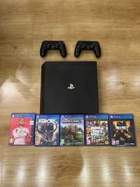 PlayStation 4 Pro + 5 видеоигри