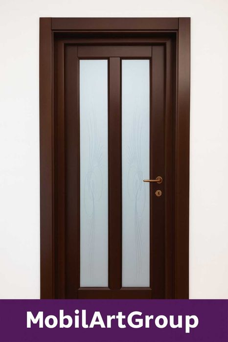 Uși de interior din lemn masiv de tei – producător local Târgu Neamț