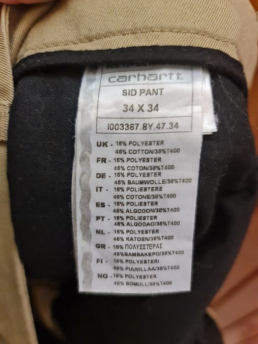 Pantaloni CARHARTT WIP  Sid Pant 34/34 slim