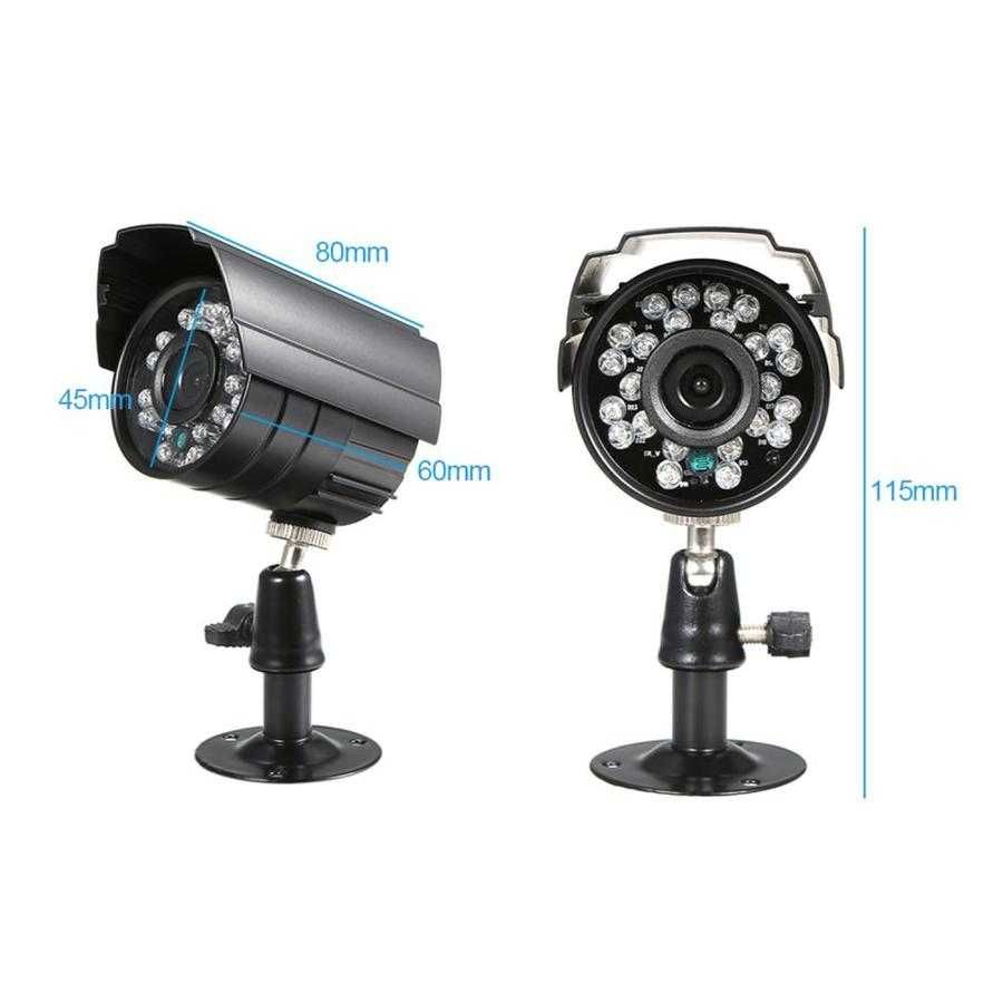 Sistem de supraveghere CCTV FULL HD, Kit DVR cu 4 camere