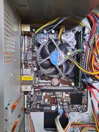 Компютър, дъно Asrock H81M-VG4, Intel  G1820,  6 GB DDR 3, охлаждане