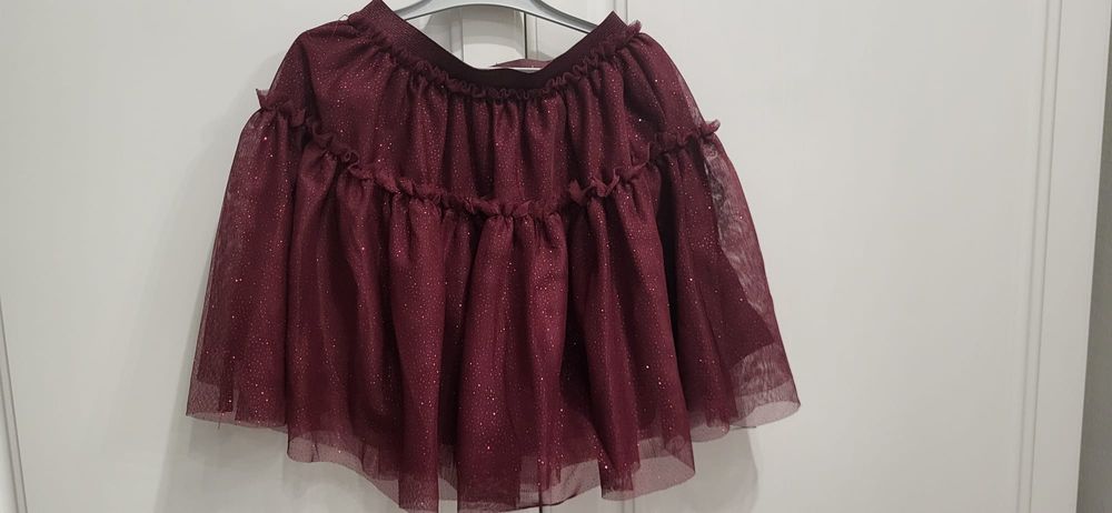 Fusta fete bordo cu volanase