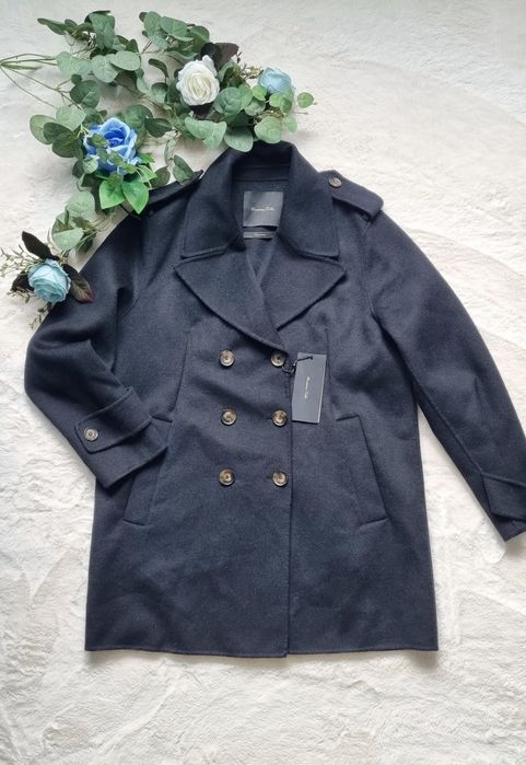 Palton dama Massimo Dutti amestec lana masura S