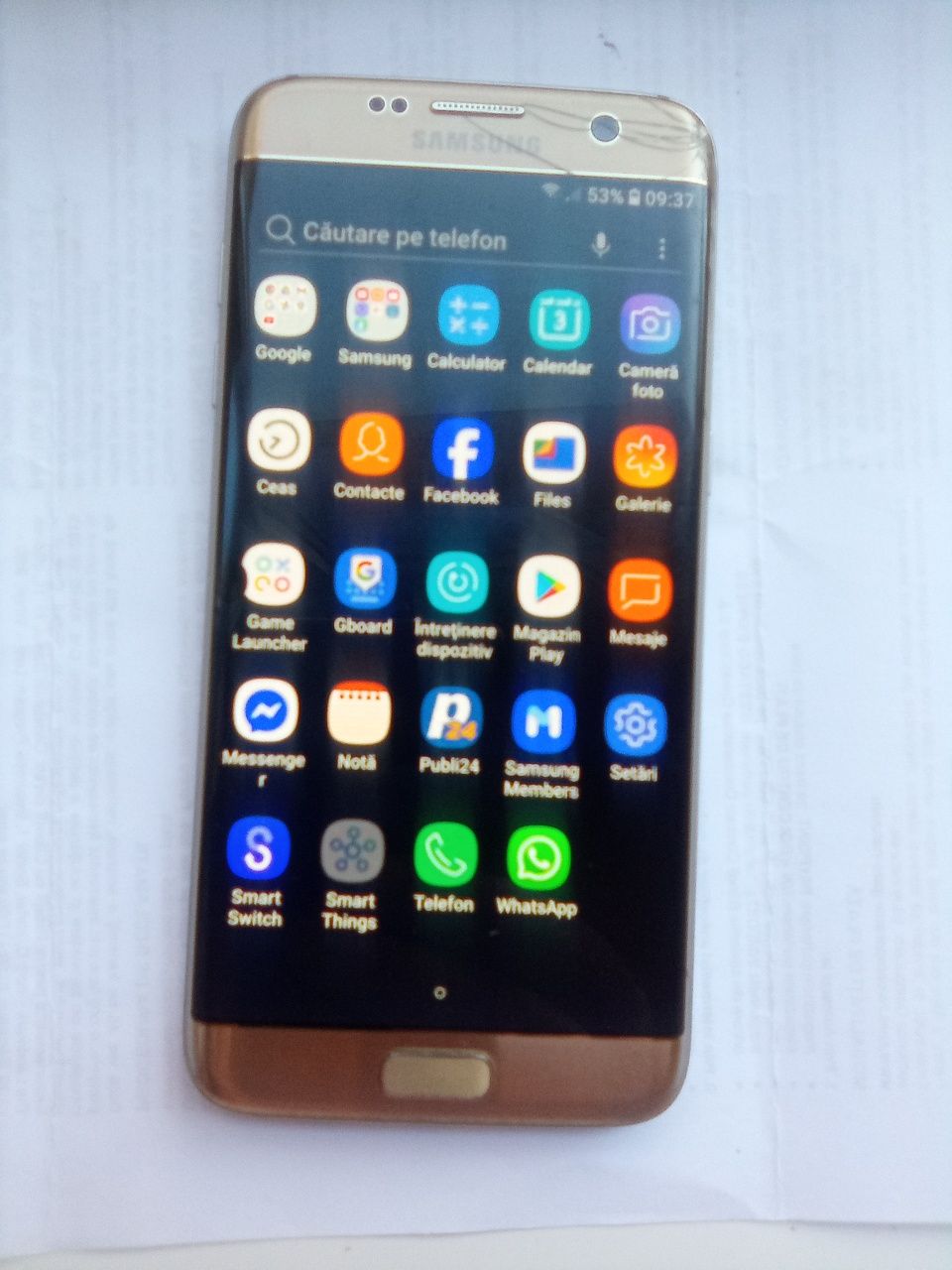 Samsung S7 edge gold