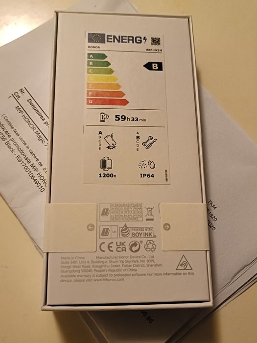 Honor magic 7 Lite sigilat factura garanție