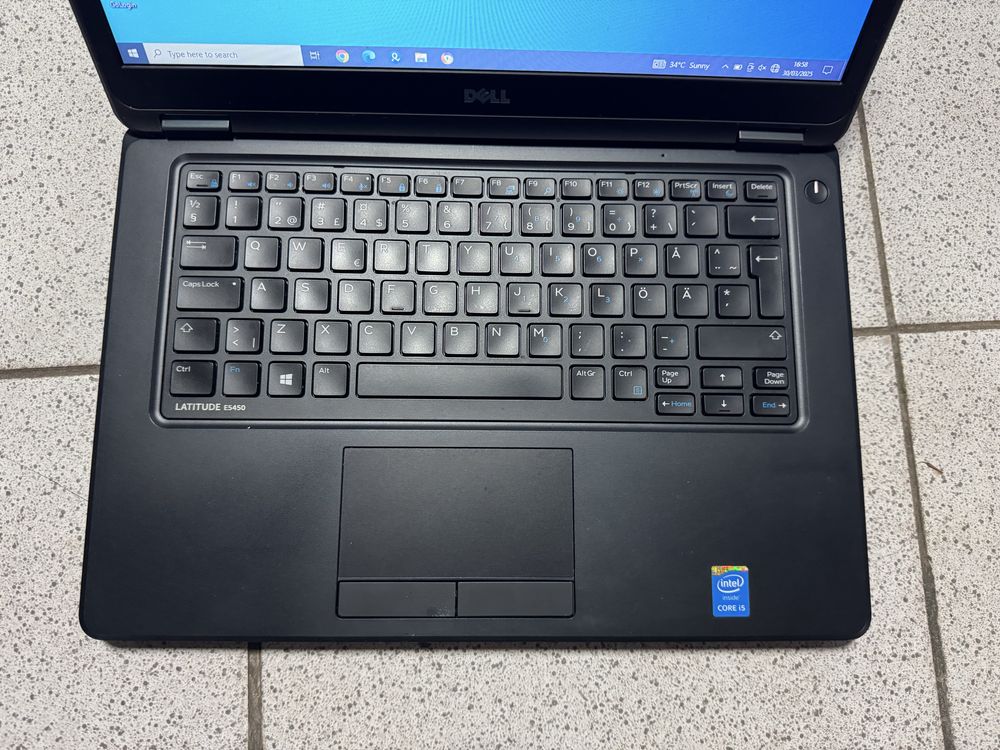 Лаптоп Dell Latitude E5450 - 14”, i5, отличен