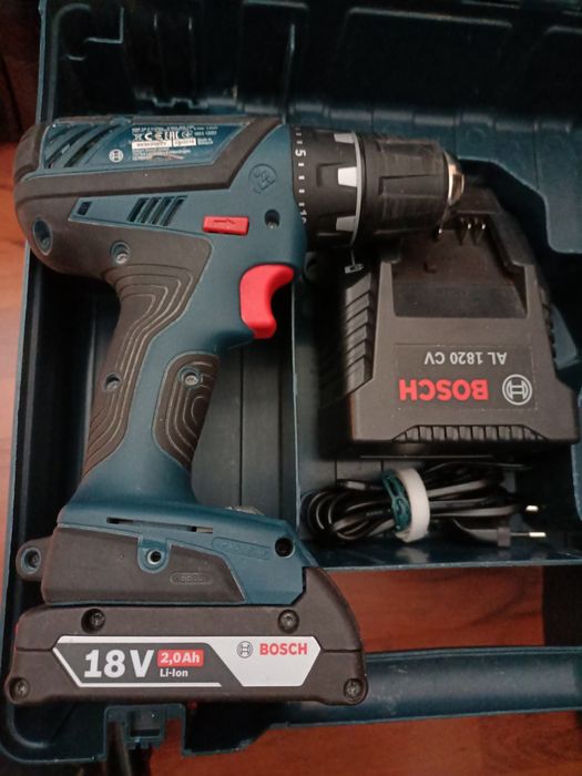 Bormașină Bosch GSR 18-2 LI Plus și GSB 18-21