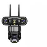 Cameră de Supraveghere WiFi V380-3P6 cu 3 Lentile, Detecție Mișcare AI