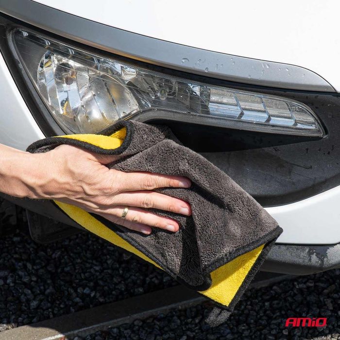 микрофибърна кърпа за подсушяване на кола 40x30 см 800 гр. ...