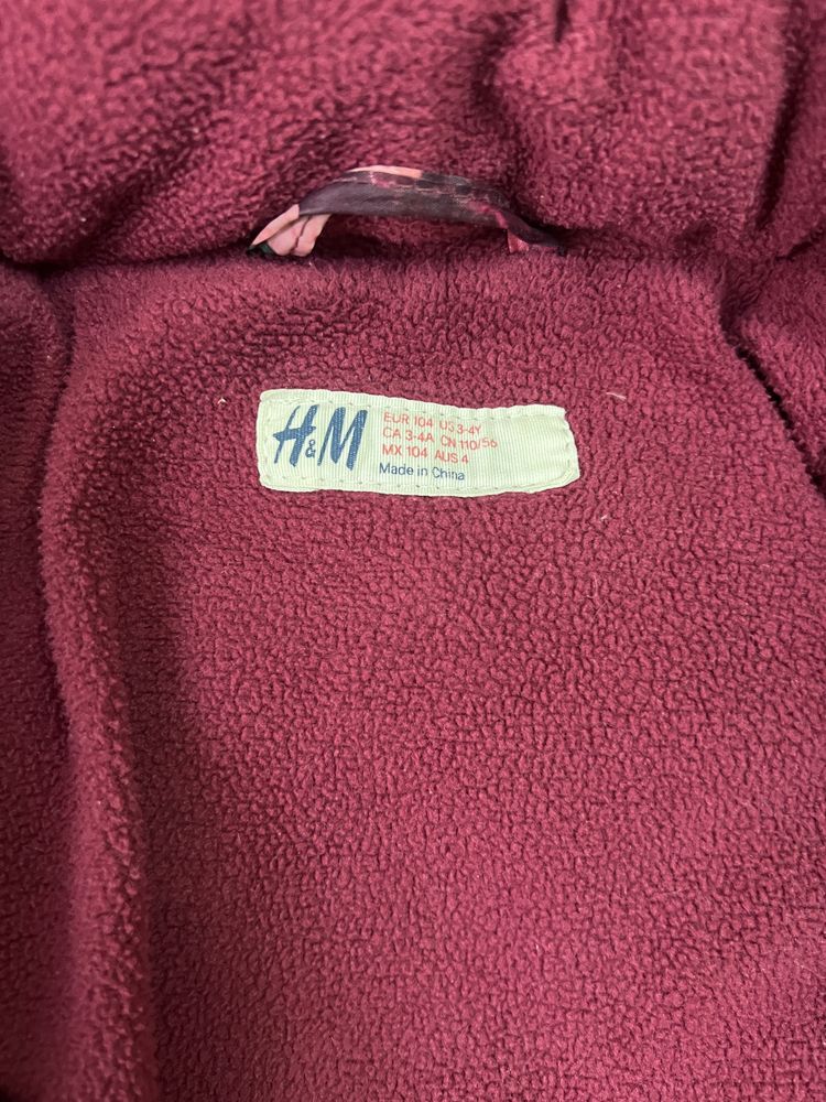 Куртка теплая H&M 104см