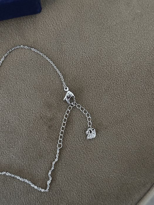 Lant Colier Lantisor Swarovski Dancing Swan silver