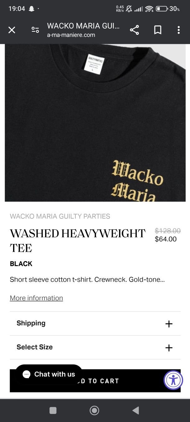 Tricou Original Wacko Maria Japan (nu balanciaga,gucci,off white)