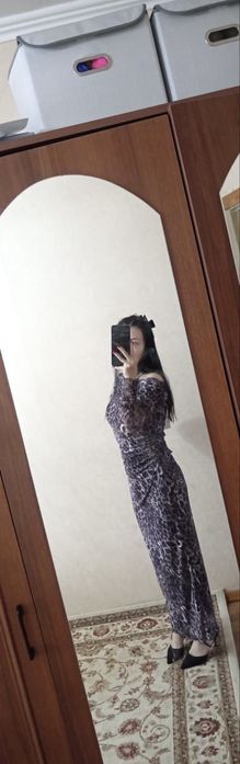 Платье новое леопардовое