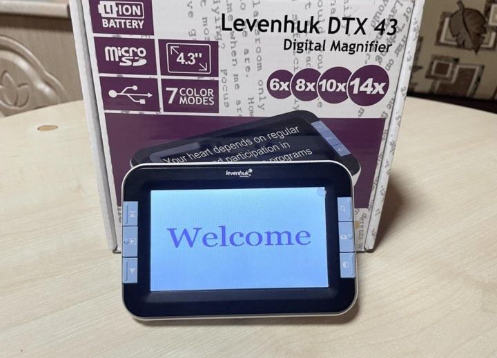Цифровая лупа для чтения Levenhuk DTX 43 Новая