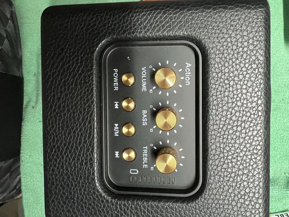 Lonzuer Action Retro дървен преносим , Bluetooth 5.3, 60W