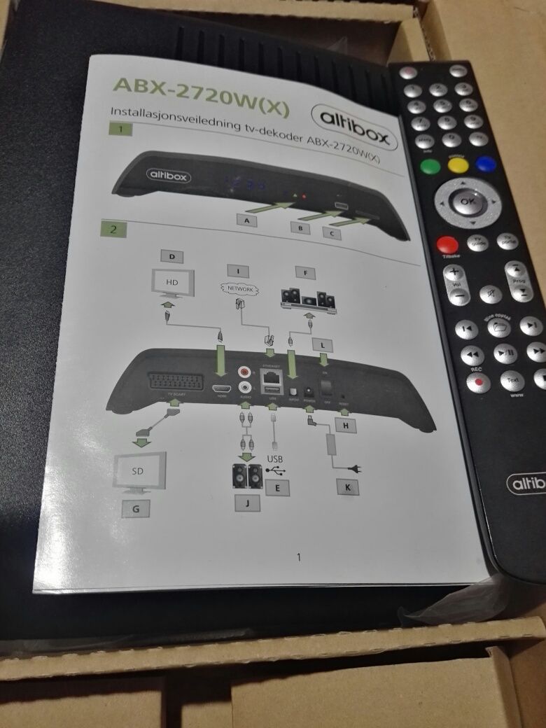 Decoder tv /Altibox ABX-2720W(X)