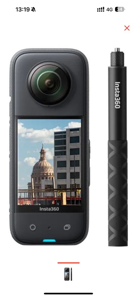Insta360 X3 экшн камера