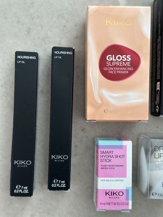Kiko Milano гланцове, червила, козметика, грим