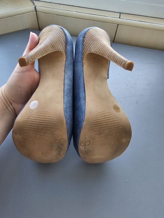 Pantofi Stileto cu talpa platforma Jessica Simpson 35.5 piele naturala