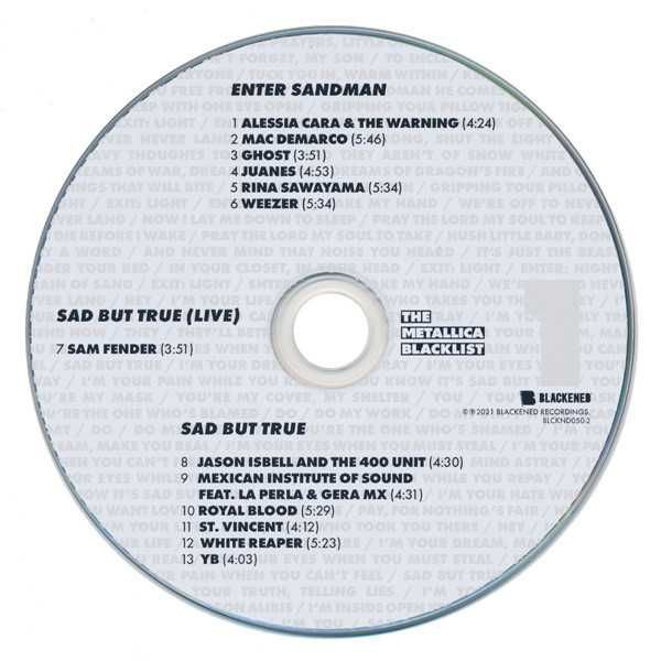4xCD The Metallica Blacklist 2021