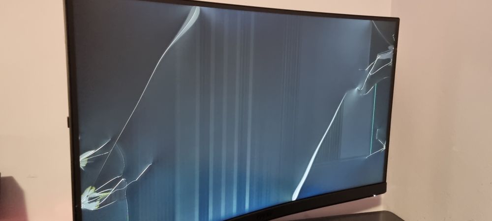 Monitor gaming msi mag27cqr 2k 165hz defect