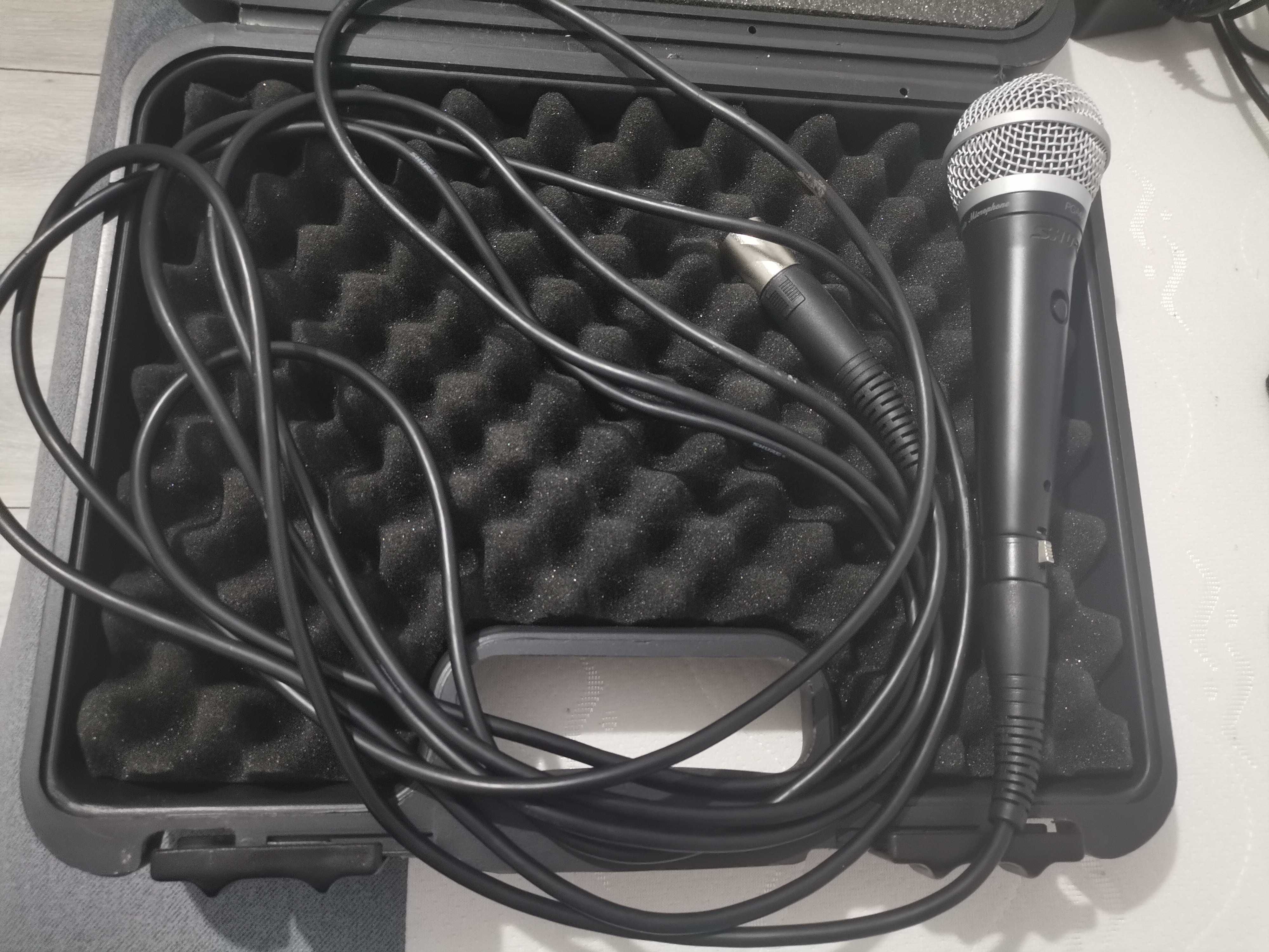 Microfon SHURE PGA48 +Amplificator MOOER