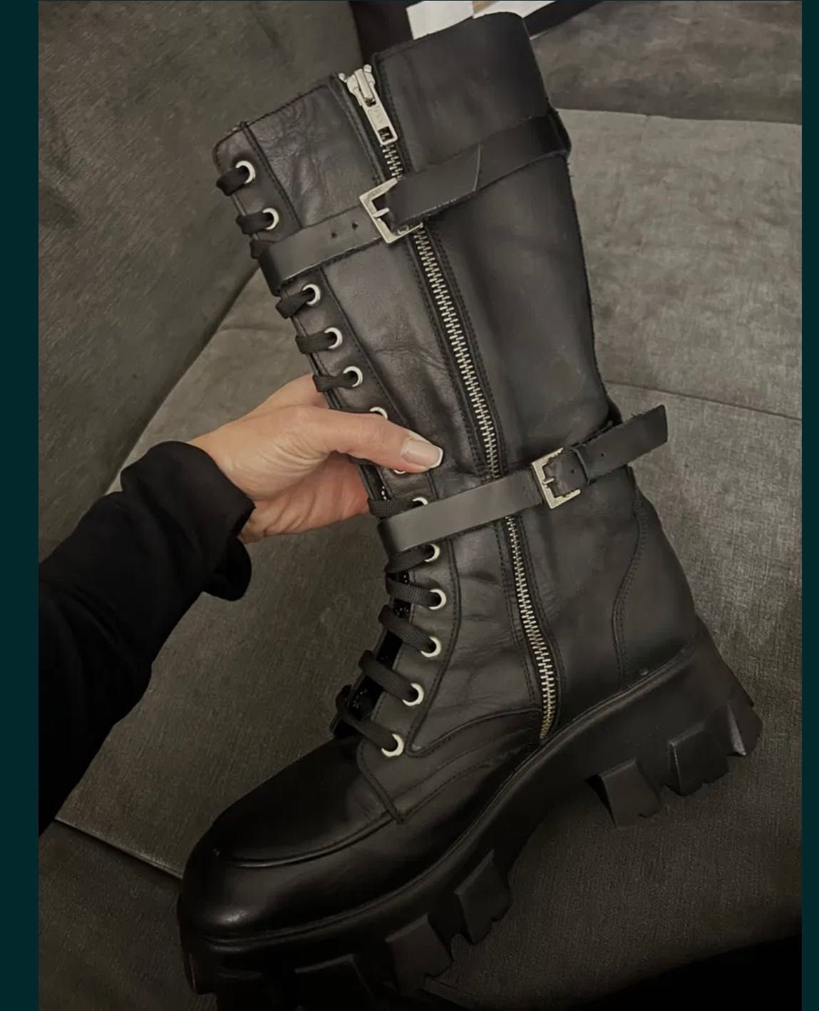 Ботуши-38 ми.              Balenciaga runer .