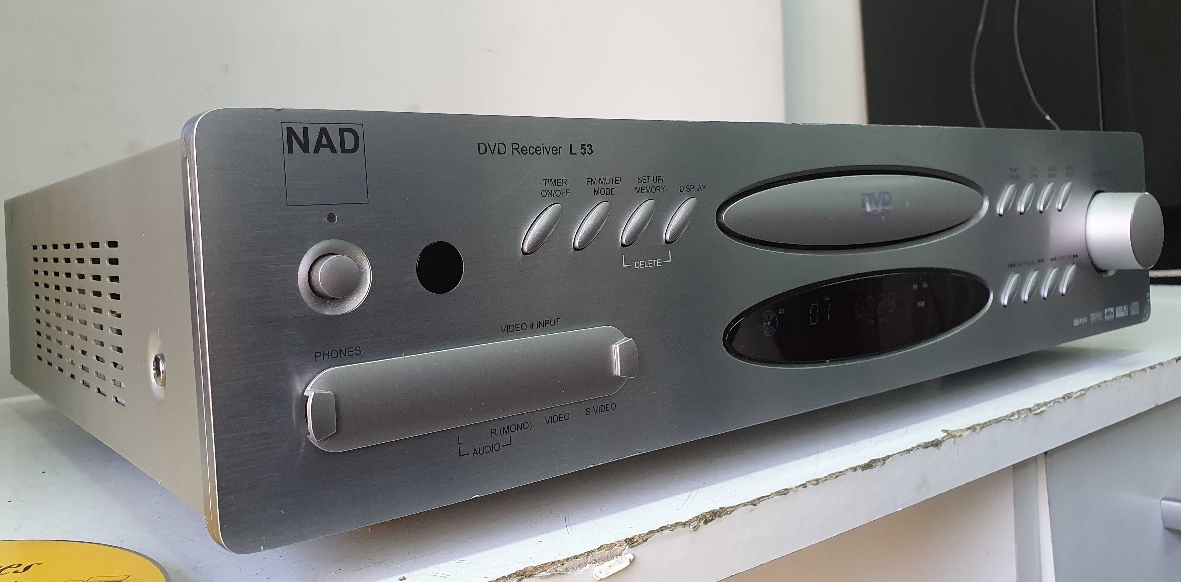 NAD L 53 muzica stereo amplif cu CD DVD filme muzica