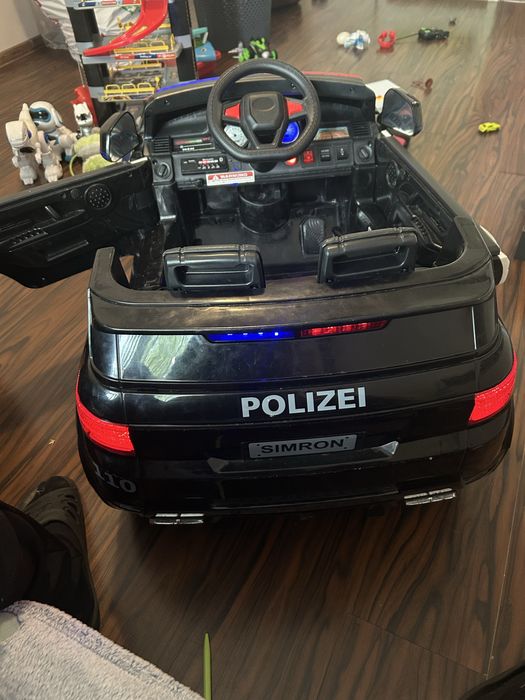 Детска полицейска кола POLIZEI (двуместна)