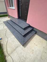 Trepte/ glafuri / pervaze  Granit Steel Grey periat 2 cm