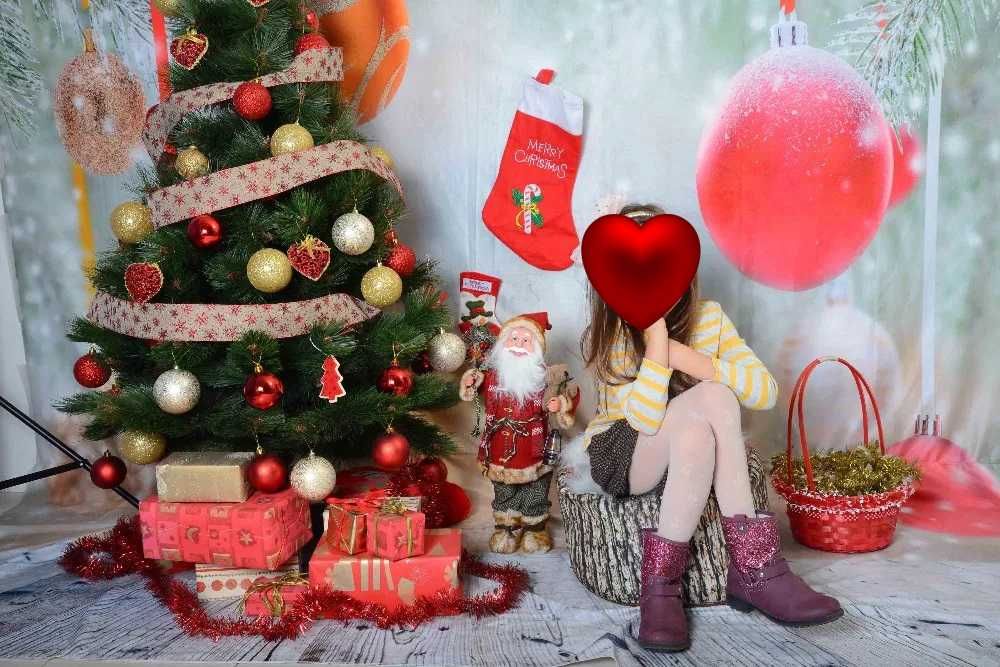Коледен фотографски фон