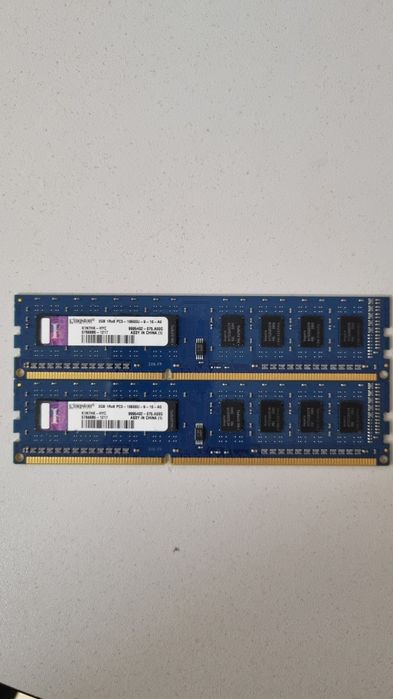 рам памет Kingston 4GB kit 2x2GB DDR3 1333MHz