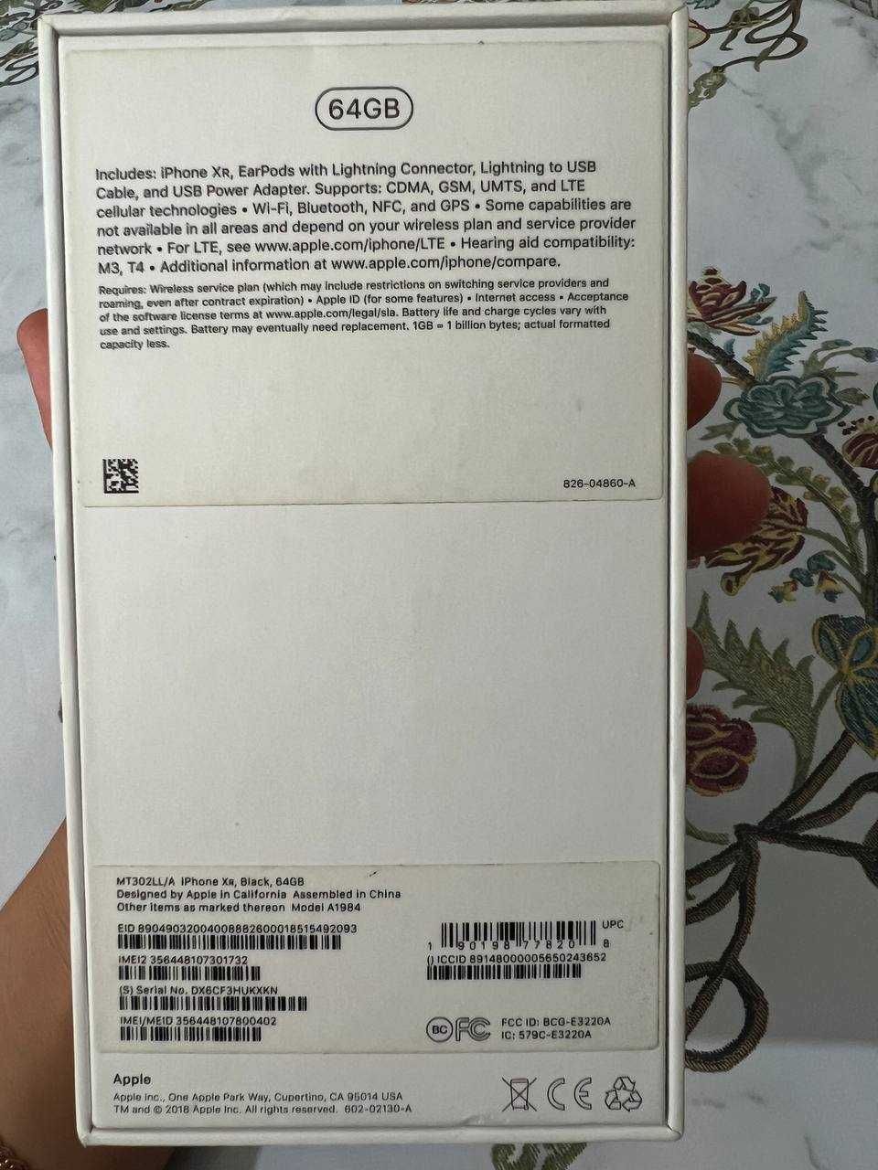iPhone XR 64GB qora (black)