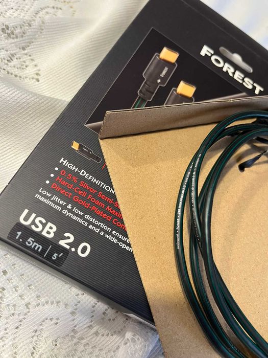 AudioQuest Forest USB-C > C High-Definition Audio 1an GARANTIE!