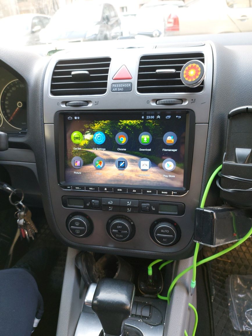 Navigatie Carplay 4/8 GB Android Auto Golf Passat Skoda Seat