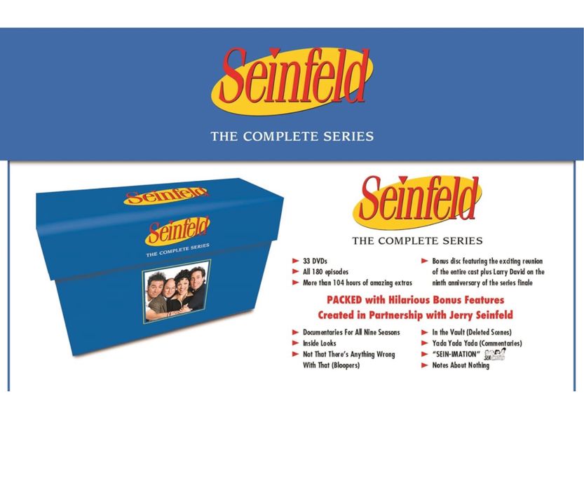 FILM SERIAL Seinfeld : The Complete Series [33 DVD] Original
