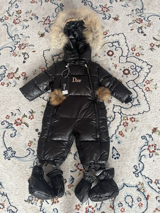 зимний детский комбинизон 68см