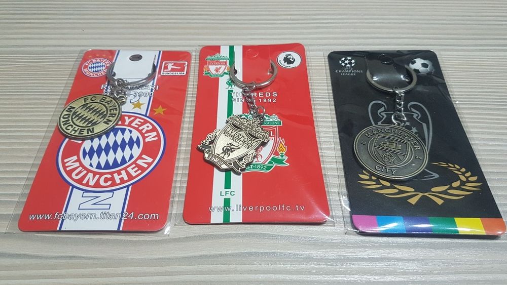 Breloc metalic Chelsea City Liverpool Bayern