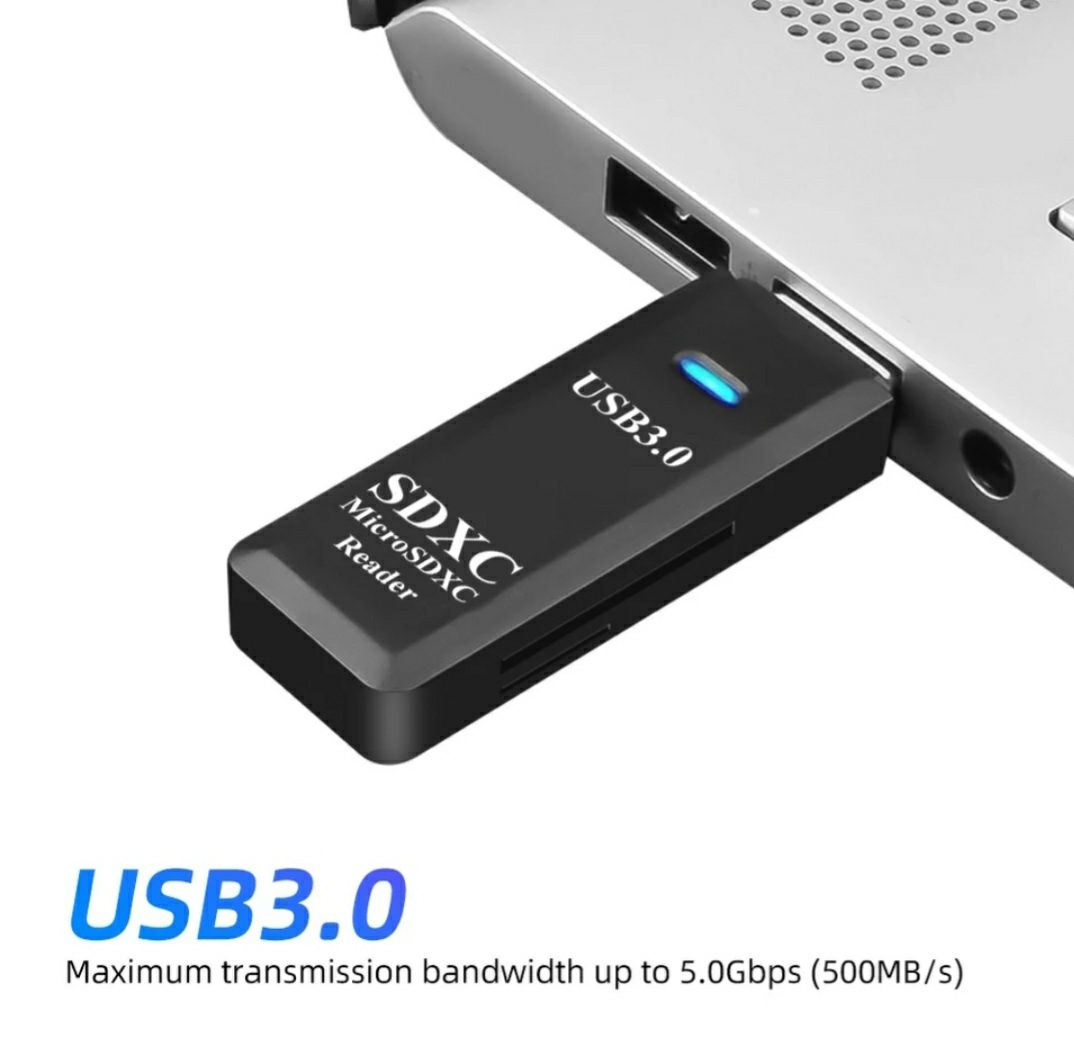 Cititor USB 3.0 pentru carduri SDXC si microSDXC
