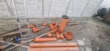 Țevi, coturi, clapeta sens+ kit cămin canalizare complet DN315 pe 160