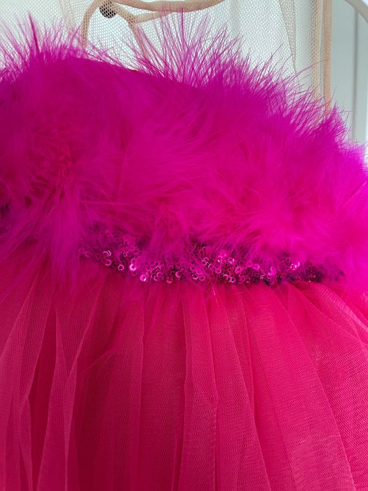 Rochita cu trena pentru printese, 1 an Petite Coco