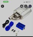 Toba Sport cu Clapeta Vacuum – INOX 201SS ! 50 MM