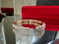 CARTIER Panthere de Cartier Rose Gold Diamonds Дамска Гривна