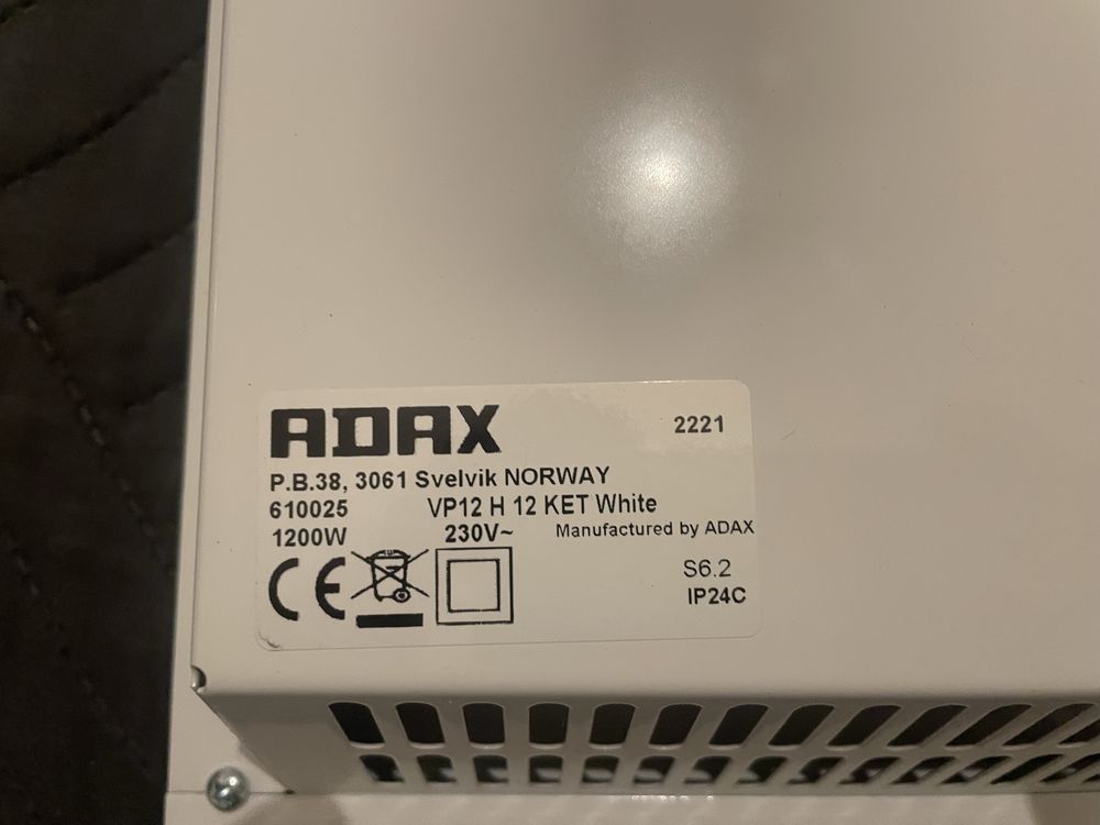 Adax VP12 конвектор