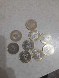 Продам юбилейные  монеты 10 шт